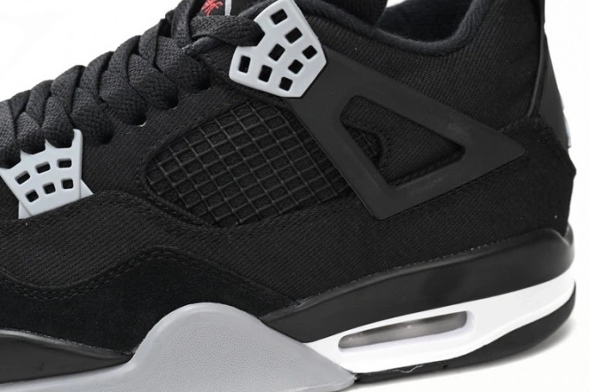 Cheap TBkick Canvas Jordan 4 DH7138-006 Black Air 0730